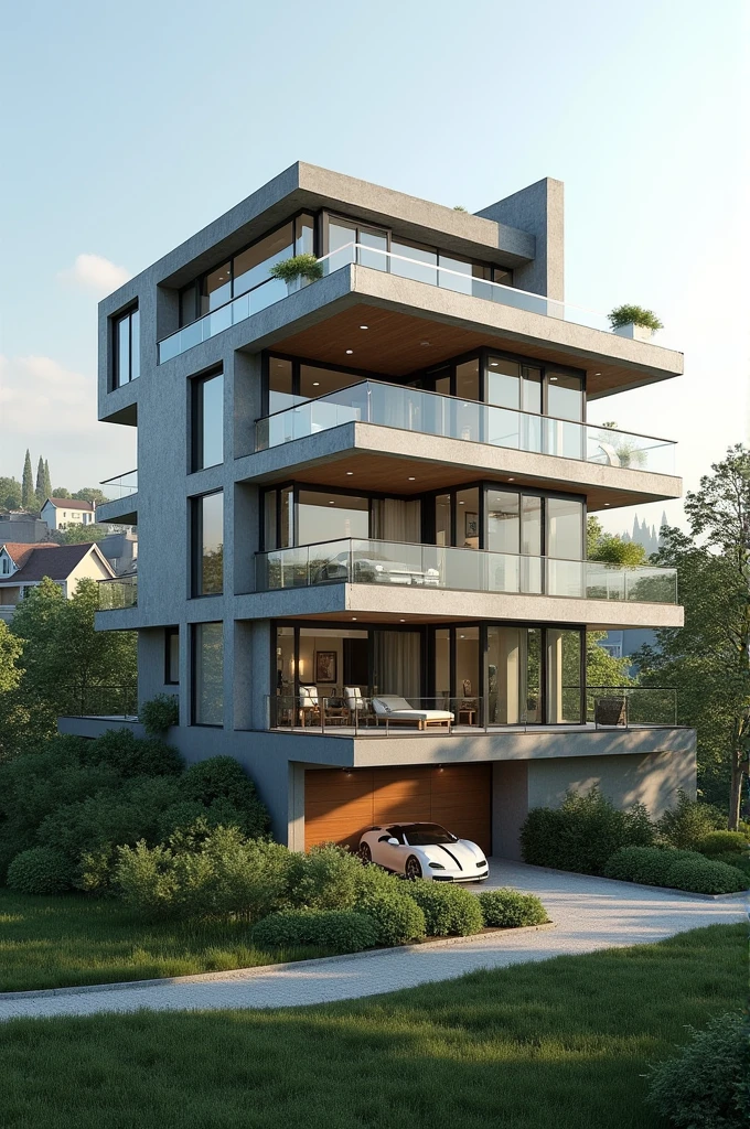 3d image of residential building