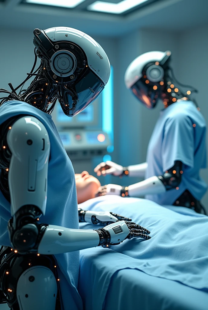 Robots as surgoen in 3099