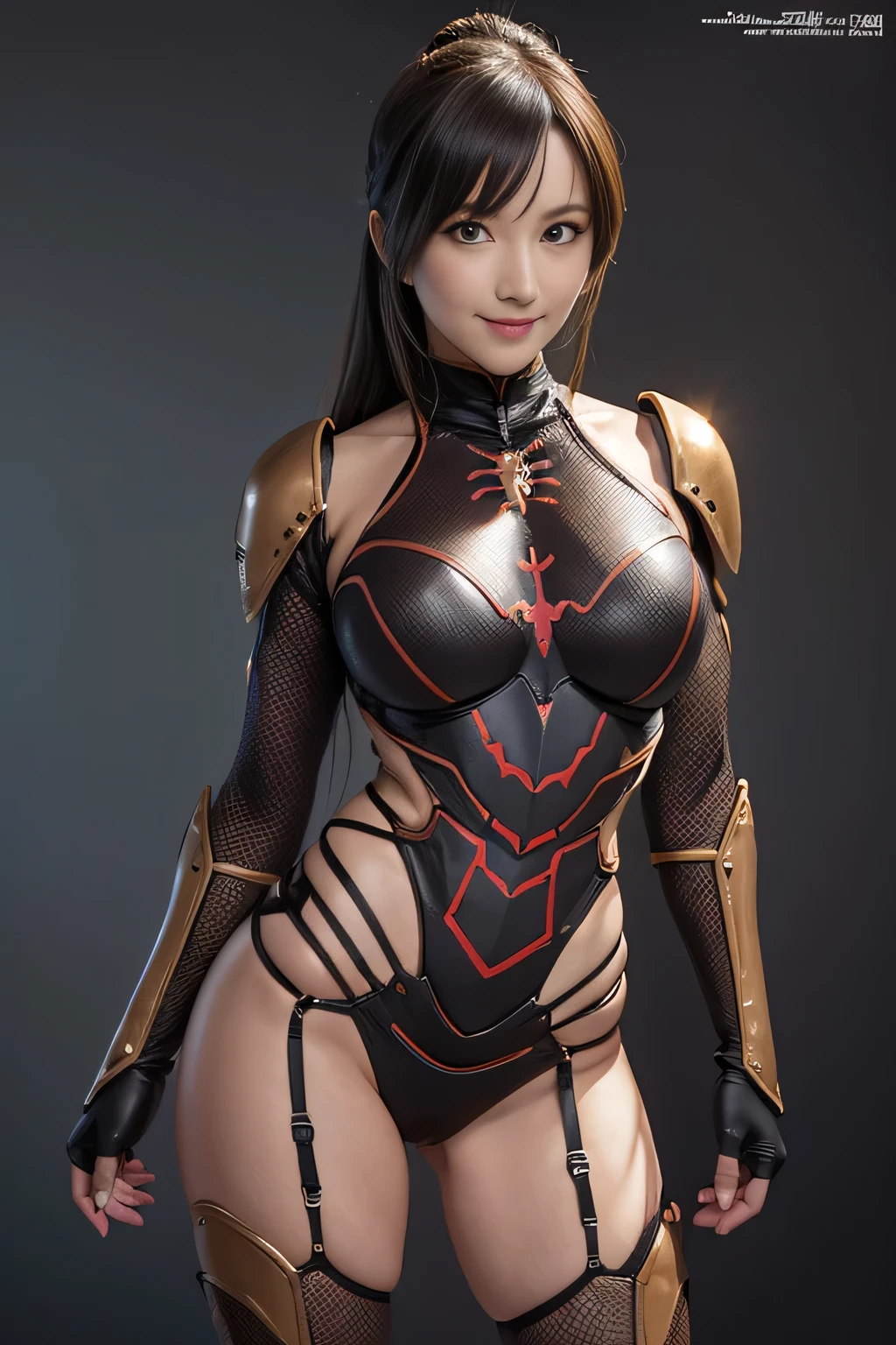 (high resolution,masterpiece,best quality,extremely detailed CG, anime, official art:1.4), realistic, photo, amazing fine details, all intricate, gloss and shiny,awesome many layers, 8k wall paper, 3d, sketch, kawaii, illustration,( solo:1.4), perfect female proportion,villainess, (fusion of dark brown cockroach and lady:1.4), (brown cockroach form lady:1.2), (brown cockroach lady:1.2), (fusion:1.2), (solo:1.4), (evil smile:1.2), muscular, abs, (cockroach brown exoskeleton bio insect suit:1.4), (cockroach brown exoskeleton bio insect armor:1.2), (brown transparency cockroach wing:1.4), (brown cockroach antennae:1.3),