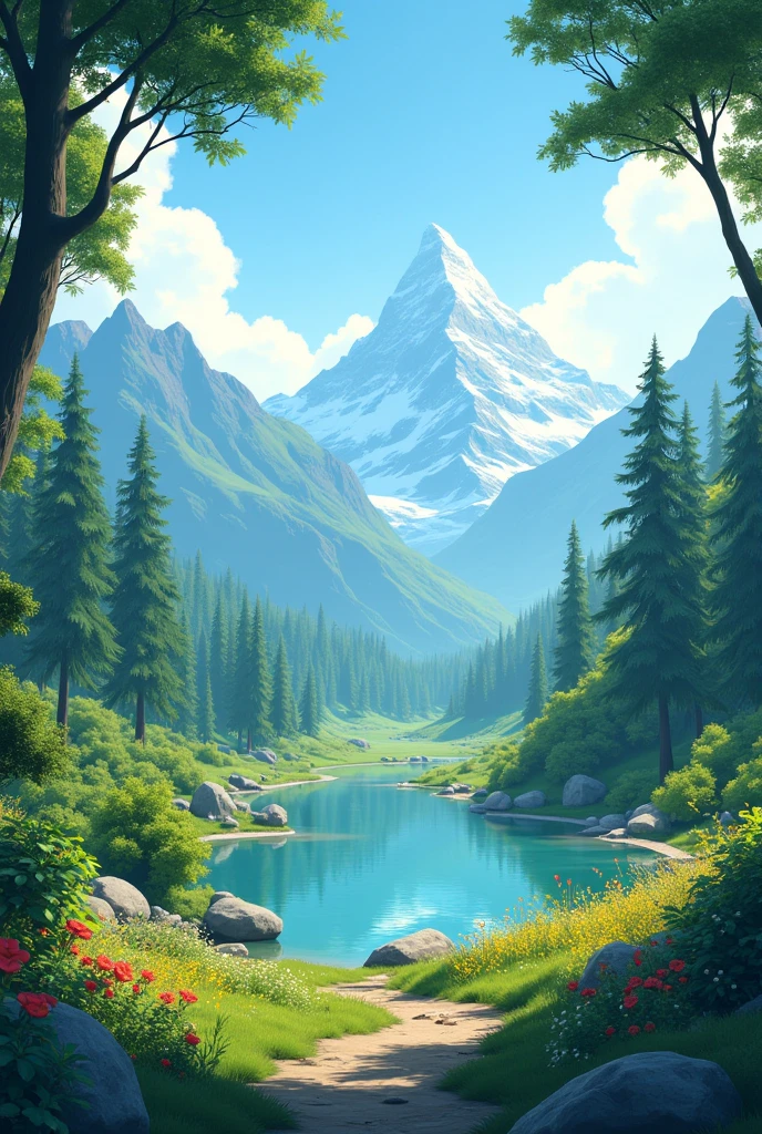 Please create me nature images for animation