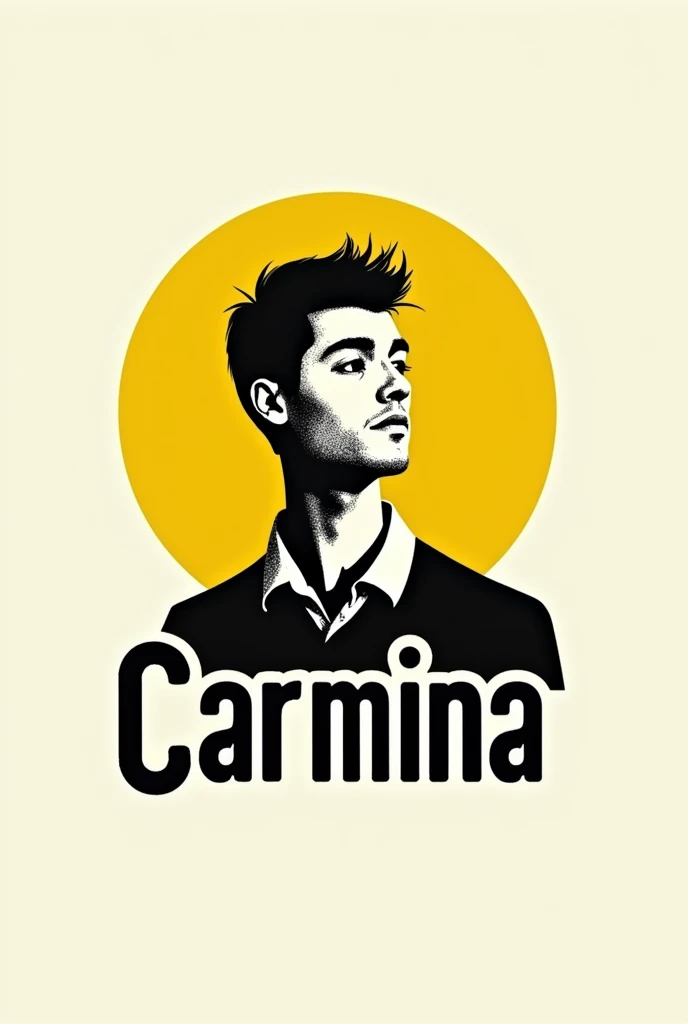secondhand strore carmina logo Black and yellow