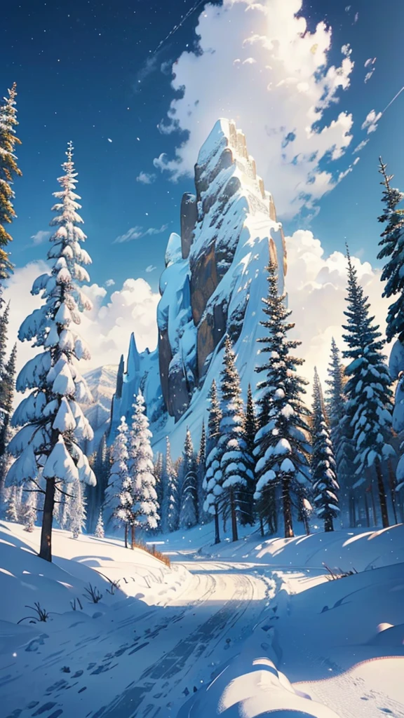 Here's a prompt for generating an AI image of a snow environment with an 8K quality illusion:

"Create a breathtaking 8K quality image of a snow-covered landscape during the daytime. The scene should depict a serene, pristine winter wonderland with sparkling snow under a bright, clear sky. Include elements such as snow-draped trees, gentle snowdrifts, and distant mountain peaks. The overall atmosphere should evoke a sense of calm and majesty, with the sunlight reflecting off the snow, creating an almost ethereal, illusionary effect."