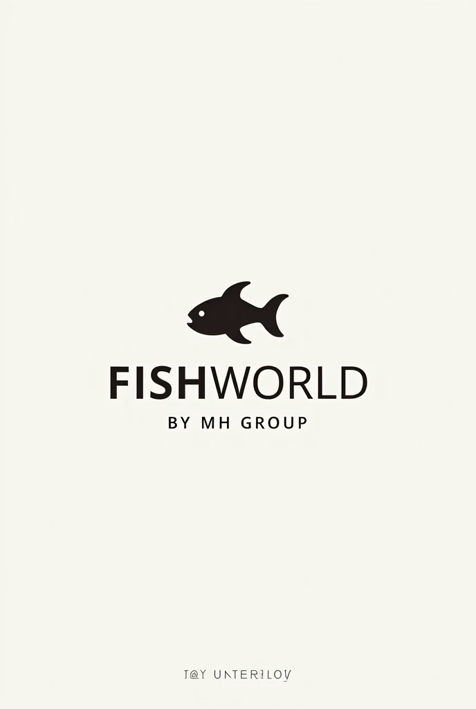 Logo of online sea fish mart named 'FISHWORLD By MH GROUP'