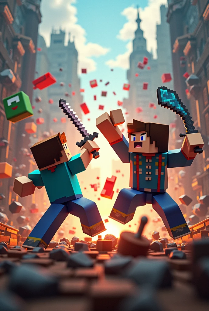 Minecraft versus roblox filme