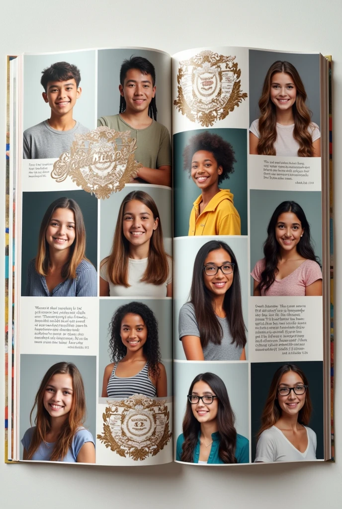 Page of a high school yearbook 