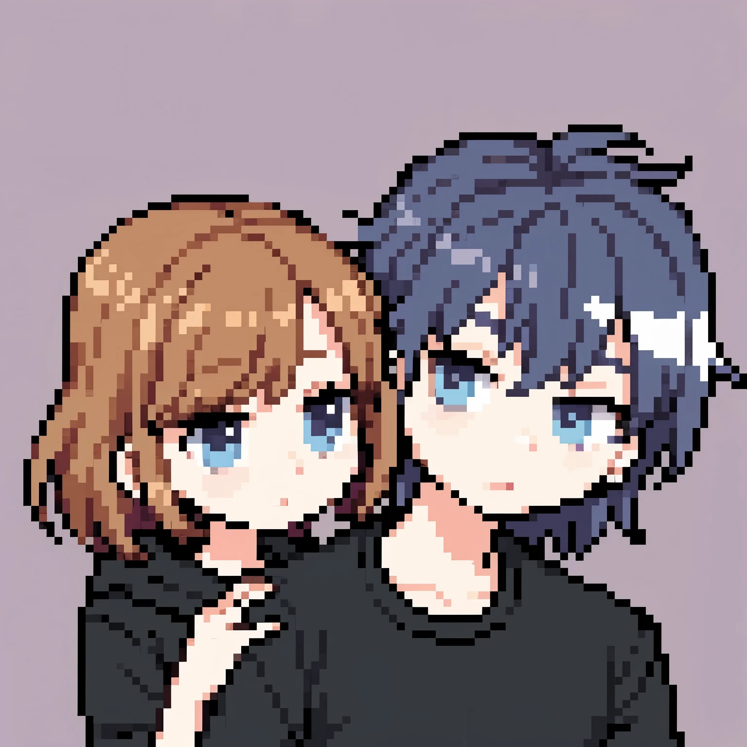 Pixel art, pixel style, sprite, Couple, alternative couple