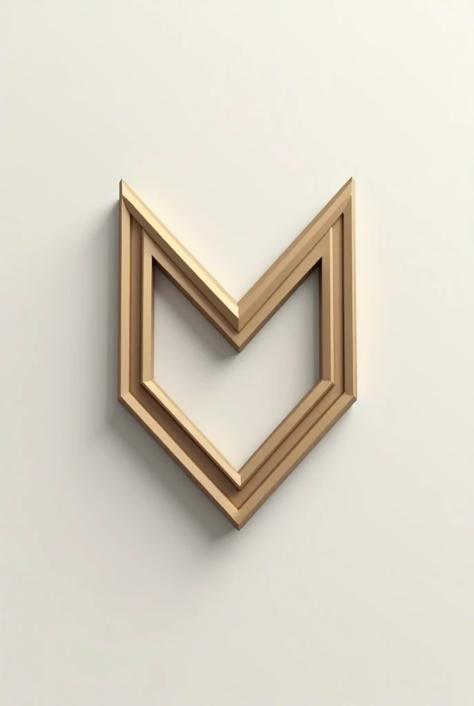 Abstract Symbol: Design an abstract shape or icon that embodies luxury, such as a sleek geometric pattern, a minimalist crown, or a stylized diamond shape.