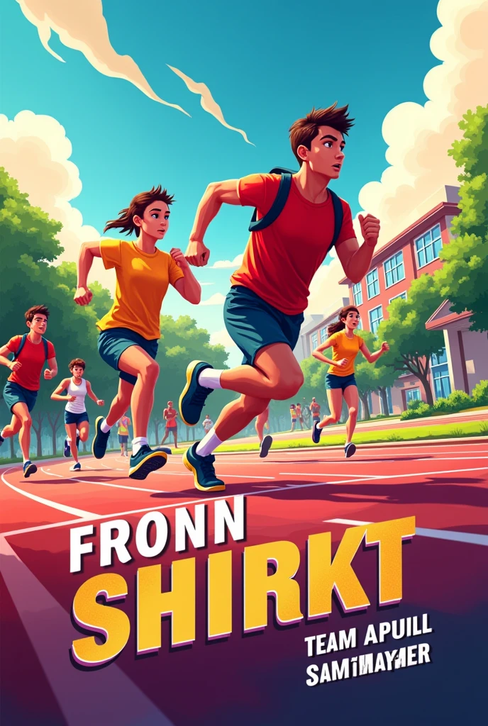 Sports running poster school name duhhs thootha date 13 14 team name onpatham parambar
