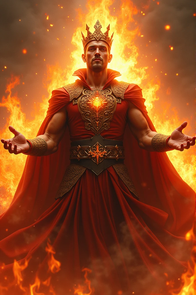 Handsome king of fire