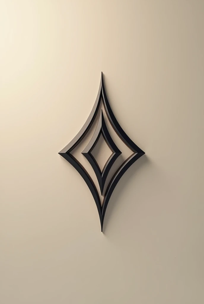 Abstract Symbol: Design an abstract shape or icon that embodies luxury, such as a sleek geometric pattern, a minimalist crown, or a stylized diamond shape.