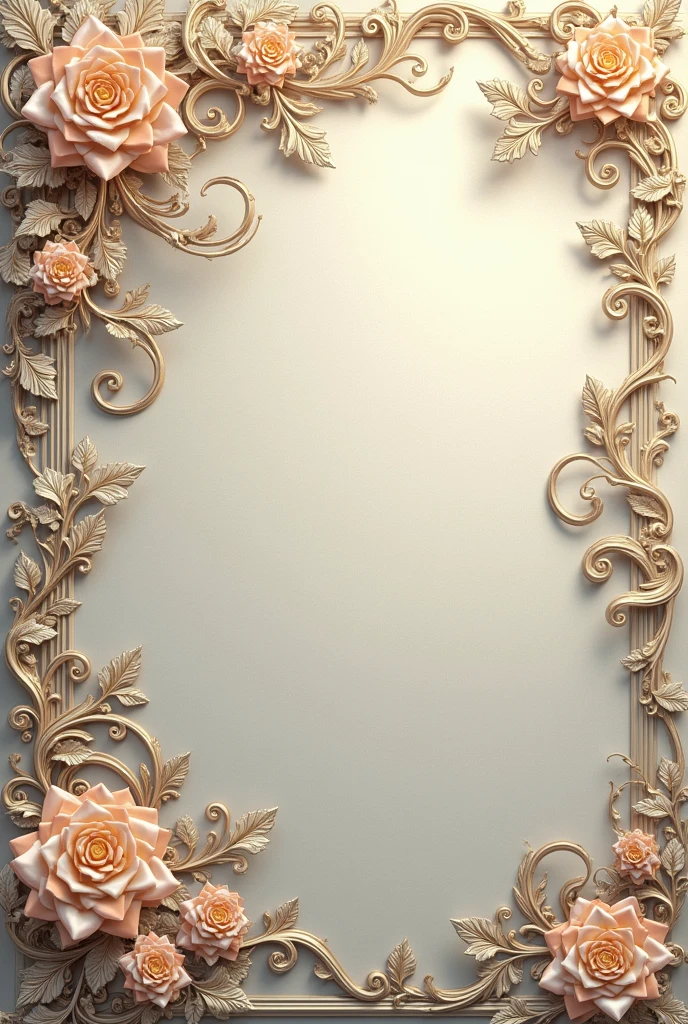 Ornamental Design: Use intricate patterns, like filigree or baroque designs, that convey a sense of elegance and timelessness.