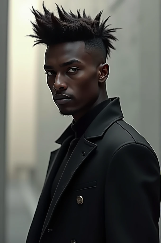 Dark fair skinned man with 2 up and zero side haircut
