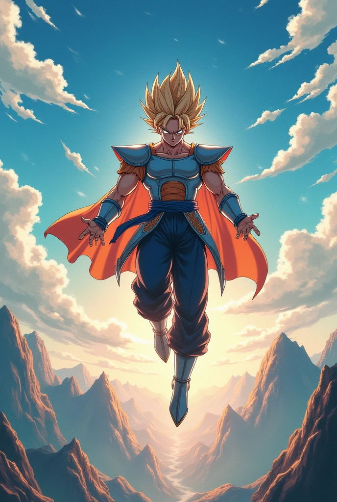 (anime) alcon flying with goku 