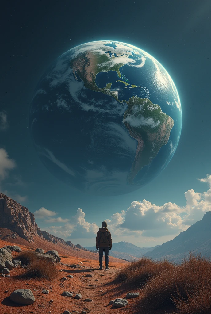 Extraterrestrial observes Earth.