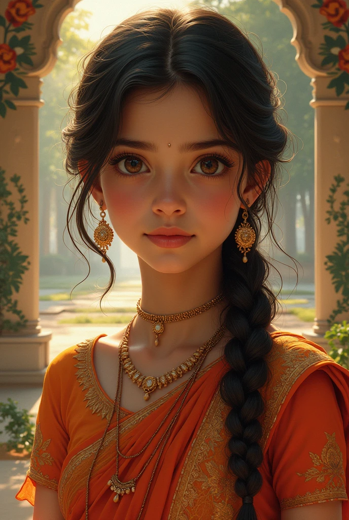 Crete a Image of indian girl