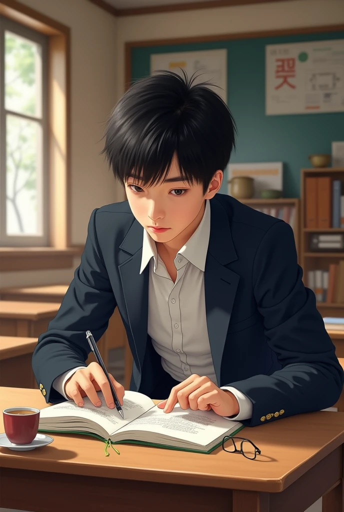 Japanese male student