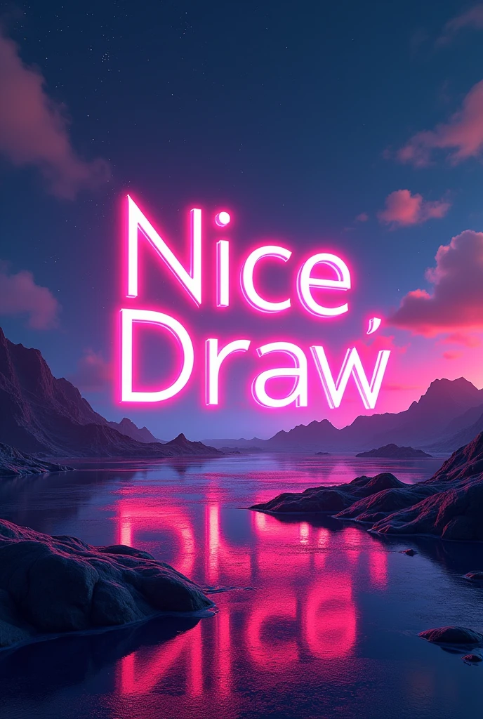 A youtube image new glow
with 'Nice.Draw.234'