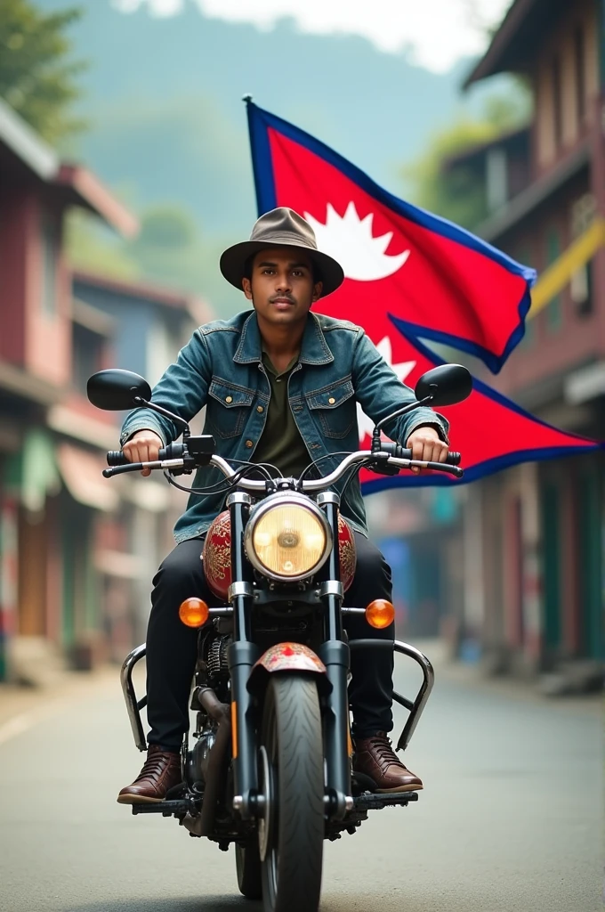Nepali flag man 18 age motorcycle name Afjal