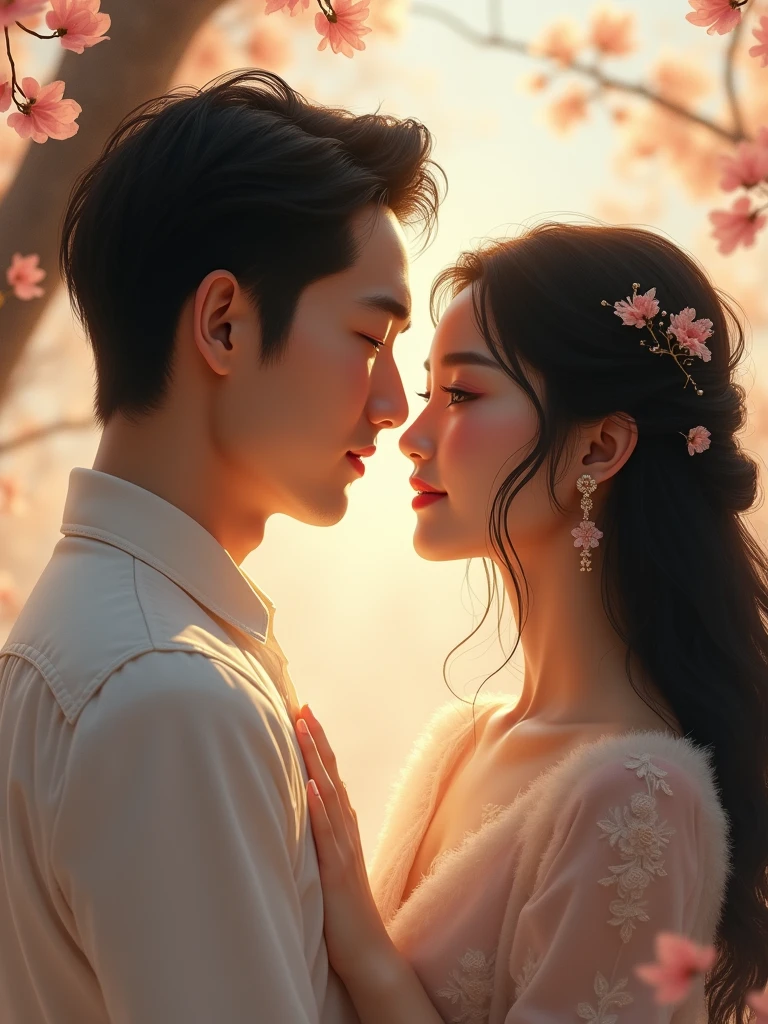 beautiful asian couple