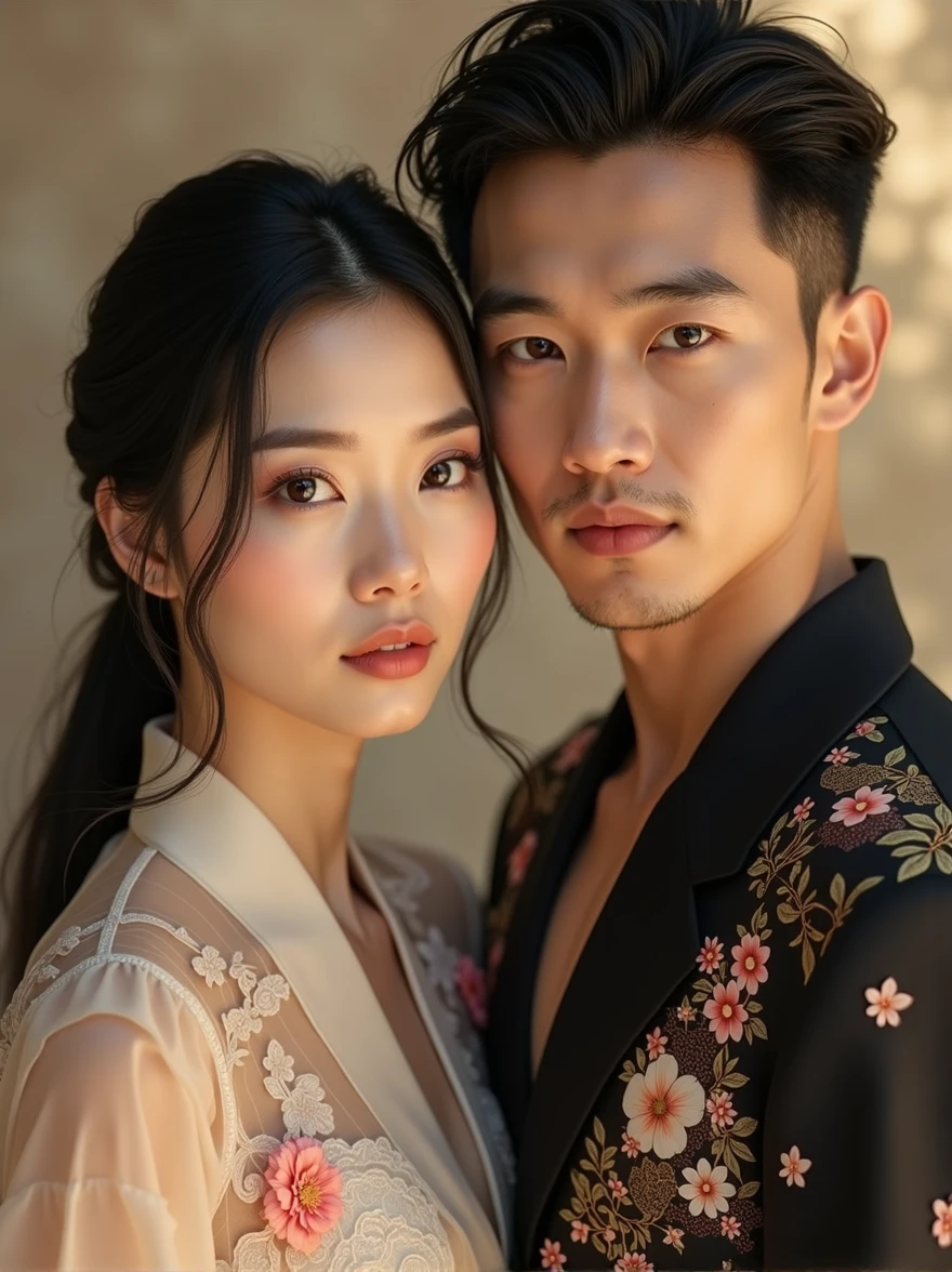 beautiful asian couple
