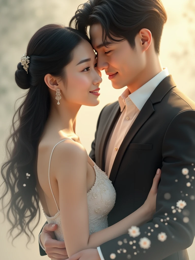 beautiful asian couple