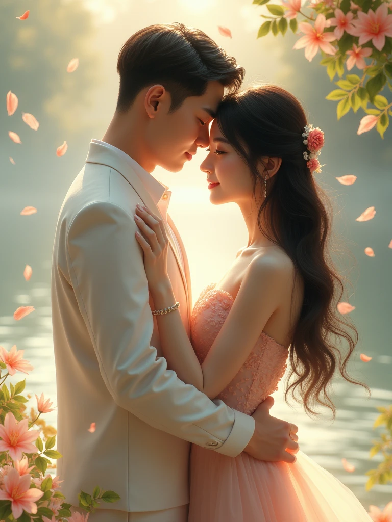 beautiful asian couple