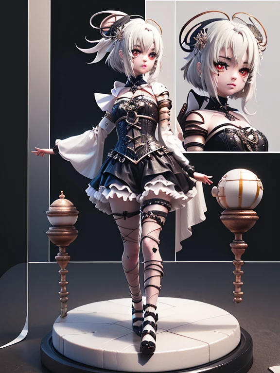 a girl,wear gothic lolita clothes with white frills,{{she is ride on Gundam}},
full body:1.5,
3D rendering,
portrait female anime,
cute 3d anime rendering,
cute detailed digital art,
3D rendering stylized,
3D renderingされたキャラクター アート 8k,
cute digital painting,
Anime style 3D,
Super detailed rendering,
weapon in hand,