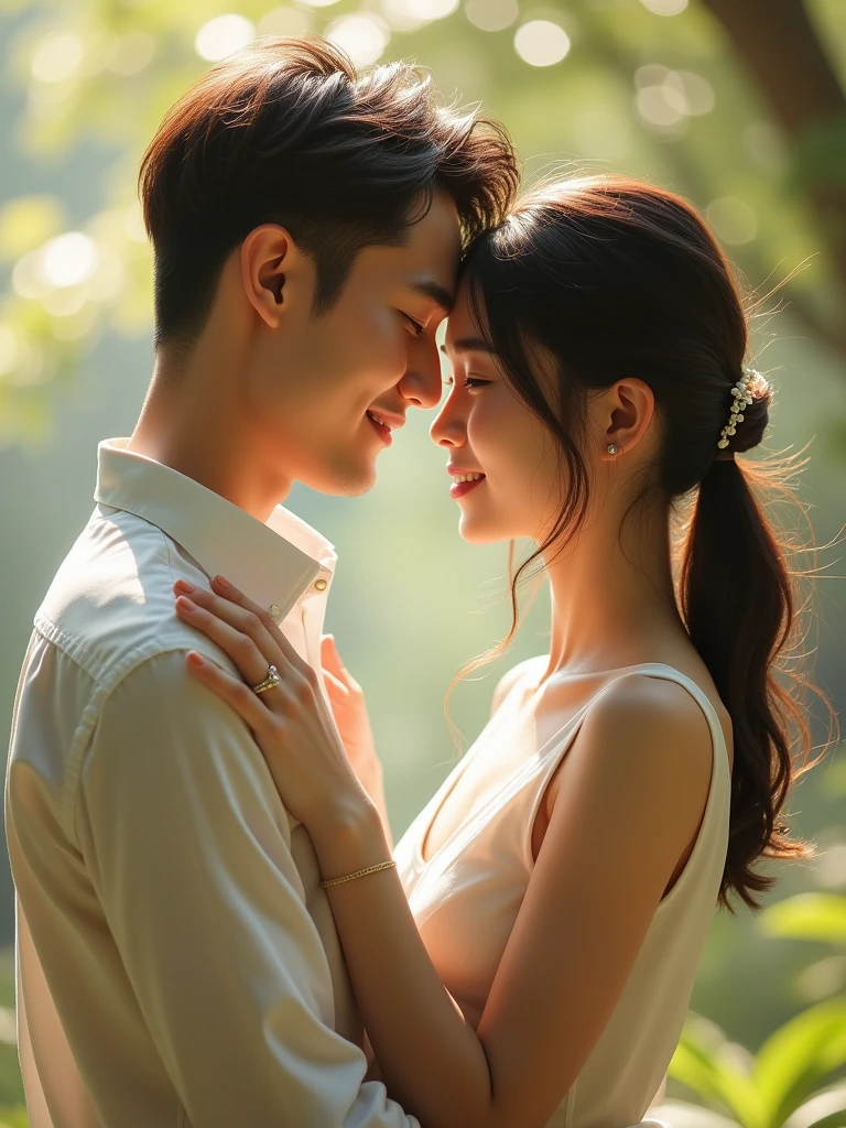 beautiful asian couple