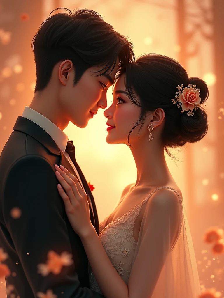 beautiful asian couple