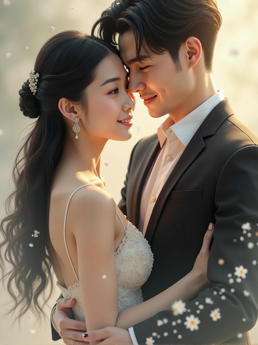 beautiful asian couple