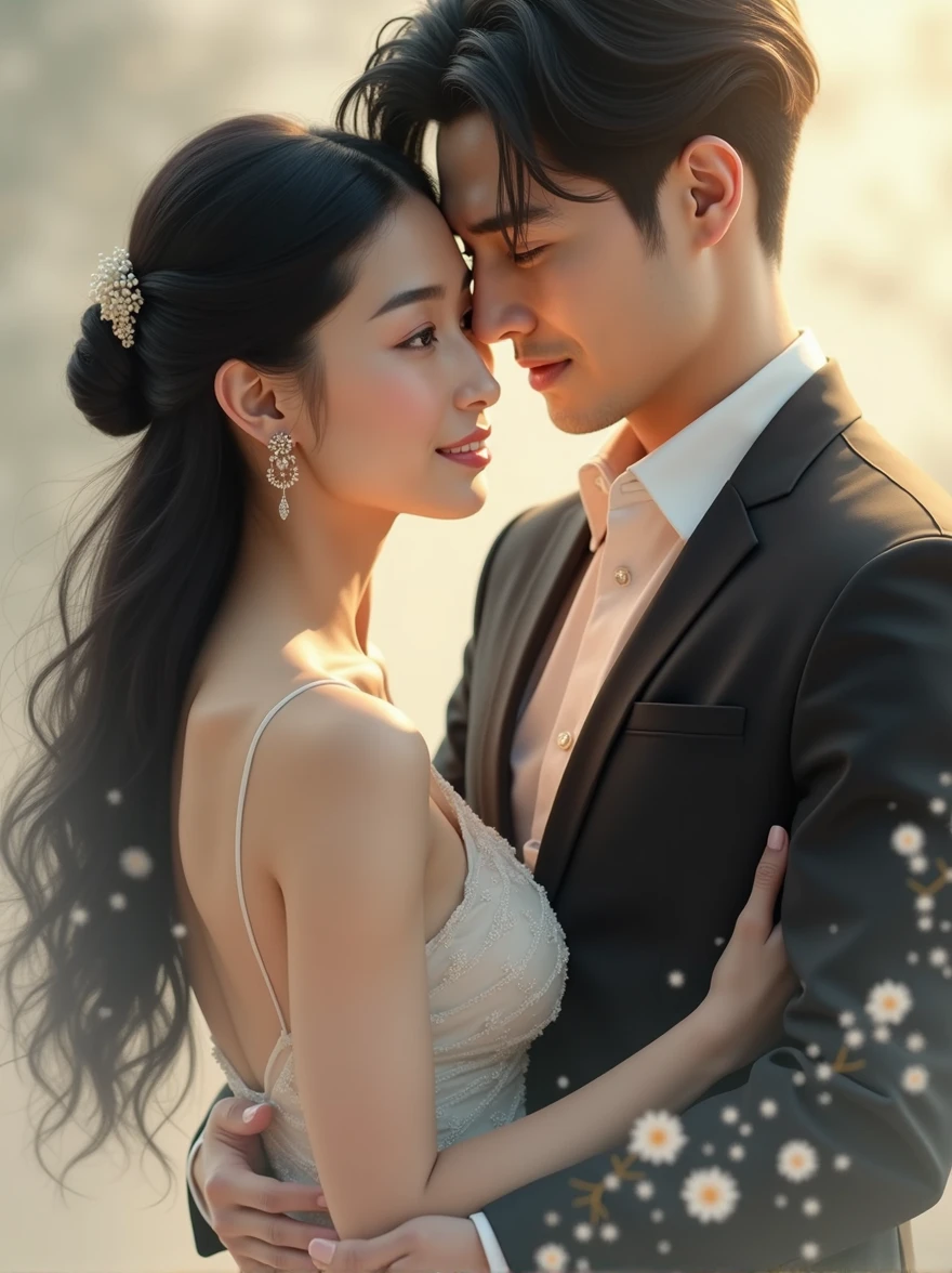 beautiful asian couple