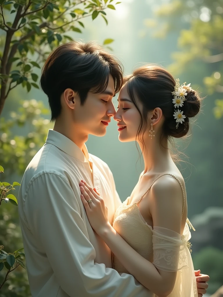 beautiful asian couple