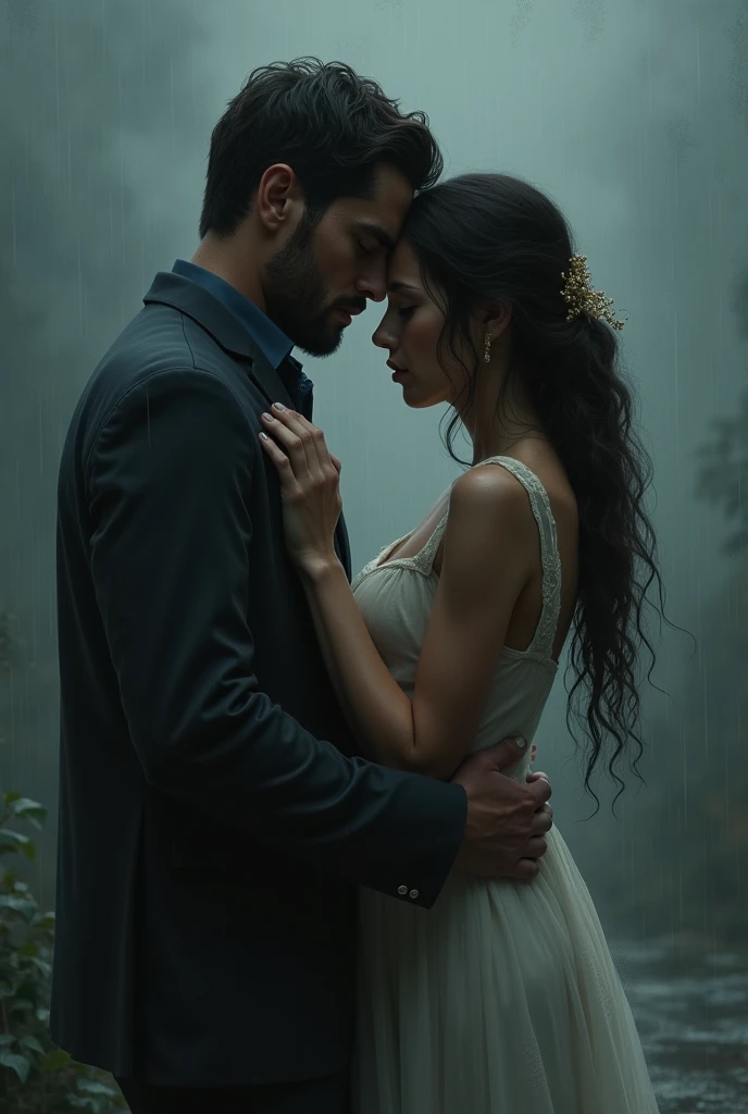 A sad couple