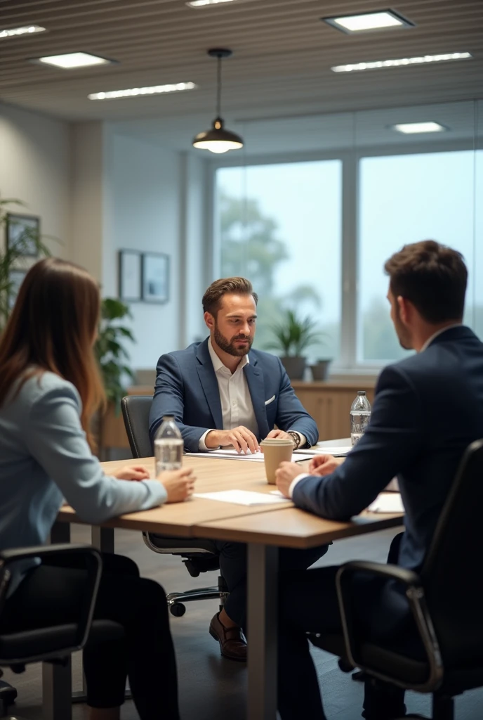 People in meeting in office. Business in today's time. Super realistic. 