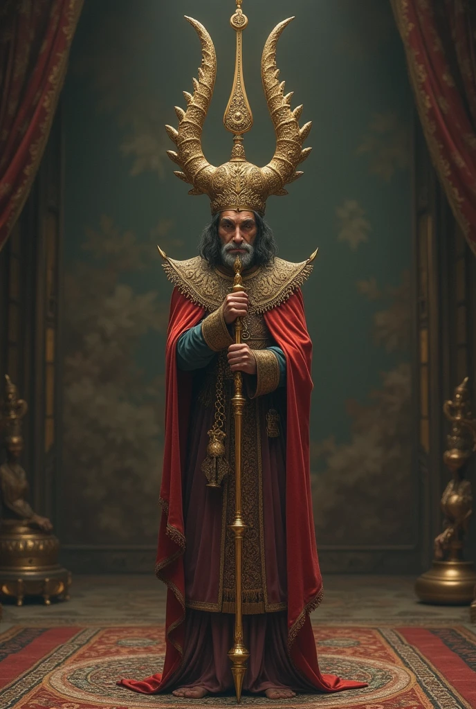 The scepter represents peace.