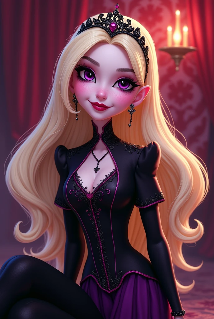 dibuja a la princesa charlie morningstar de hazbin hotel