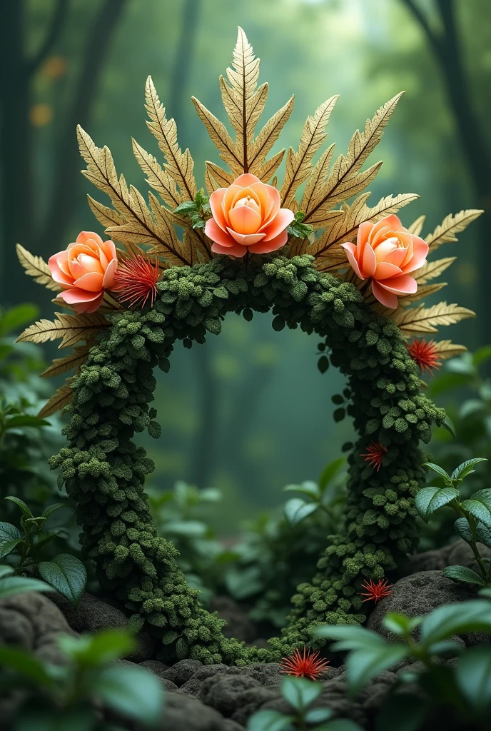 The crown design takes inspiration from nature