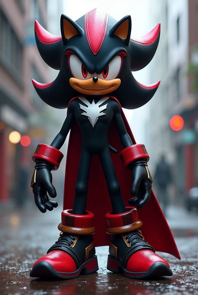 Shadow the hedgehog con trajes de Marvel