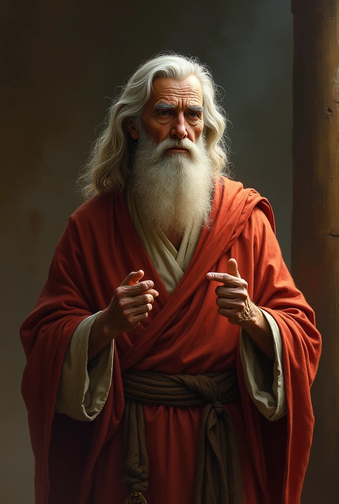 Paul, now old, preaching the love of God