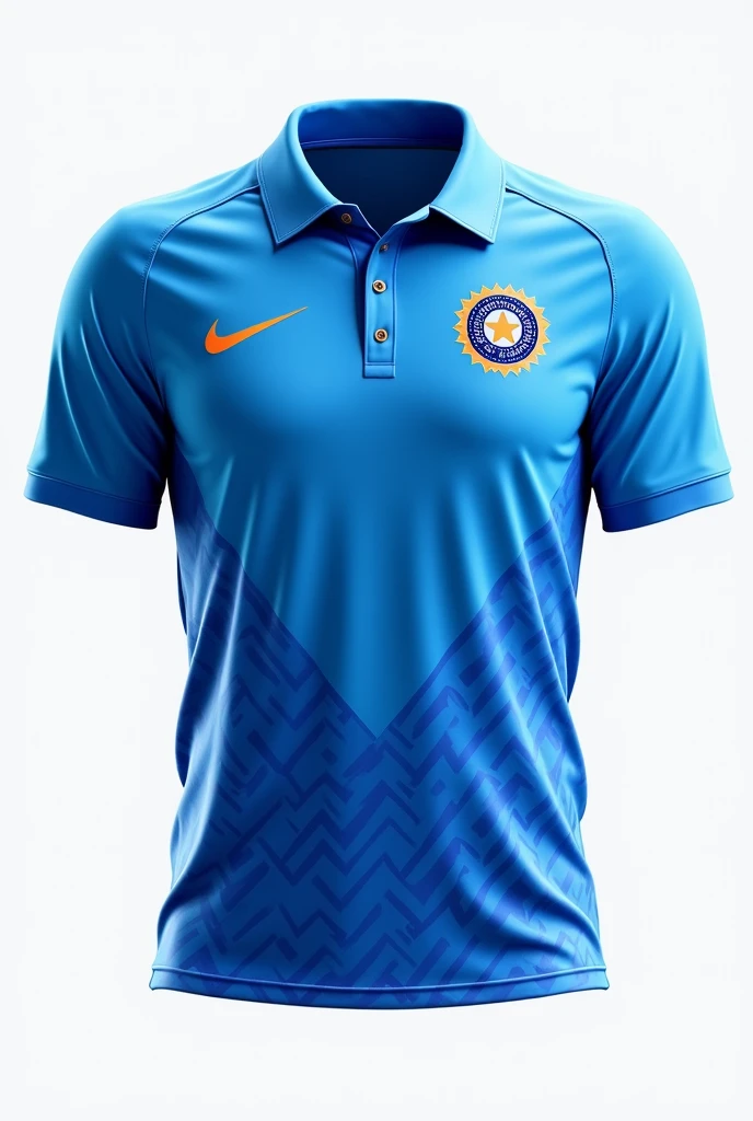 Skyblue indian cticket jersey
