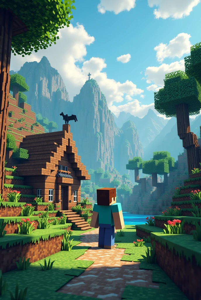 My Survival world tour in Minecraft