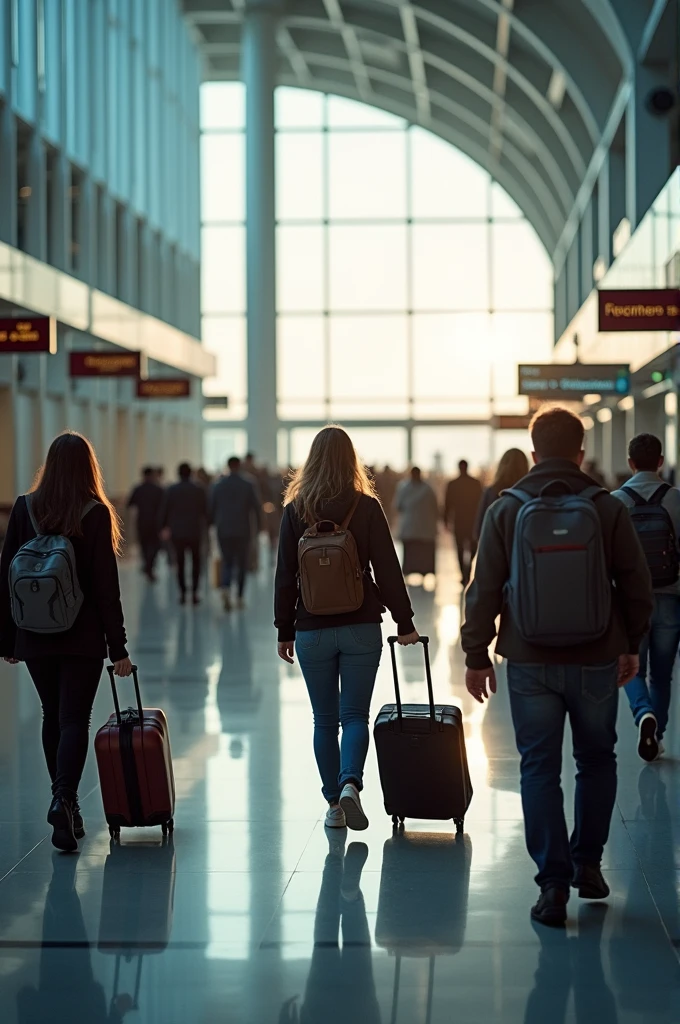 A photo at the airport