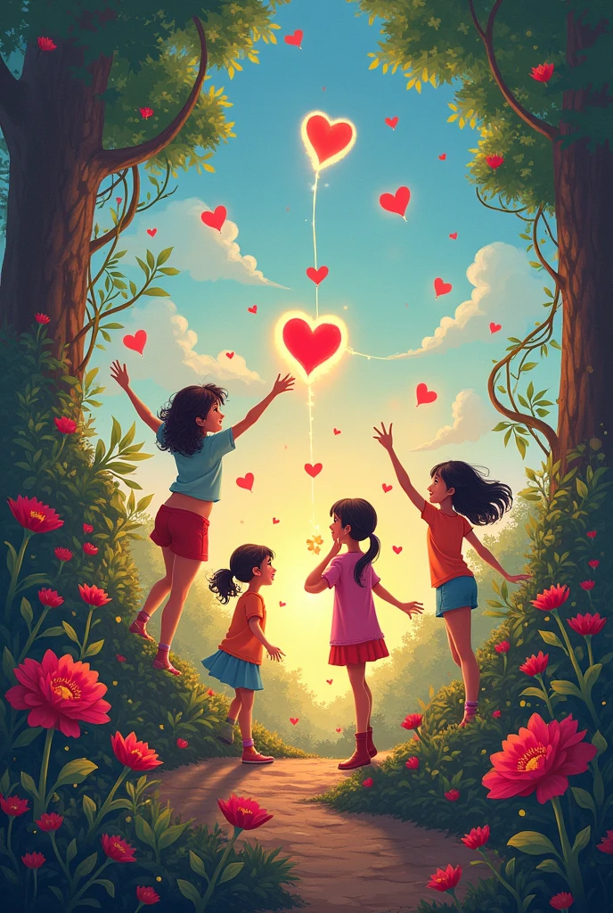 Youthful and growing hearts