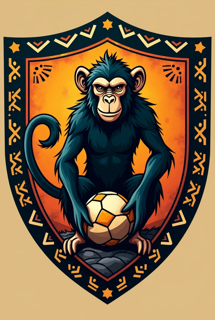 Shield of a football team where the real name is Matatu and where it has a monkey as a symbol 
