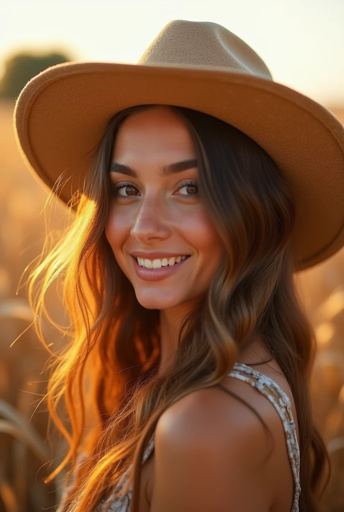 highlight the harvest more and take a more portrait photo
