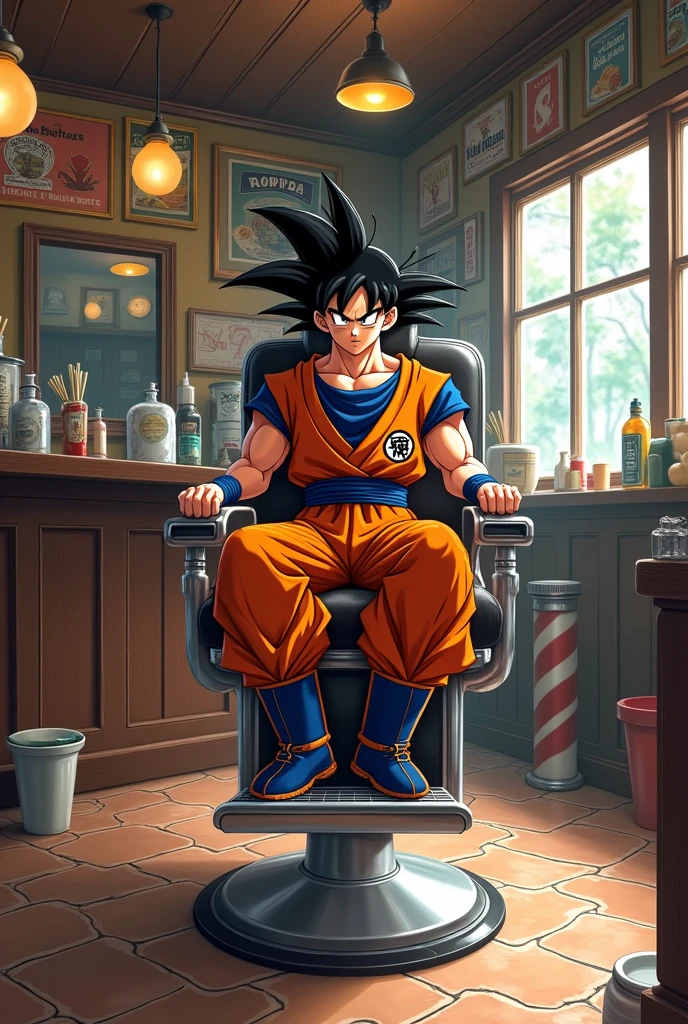 Goku de barbershop