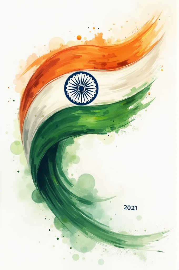 A image to drawing with
theame of independent day of india