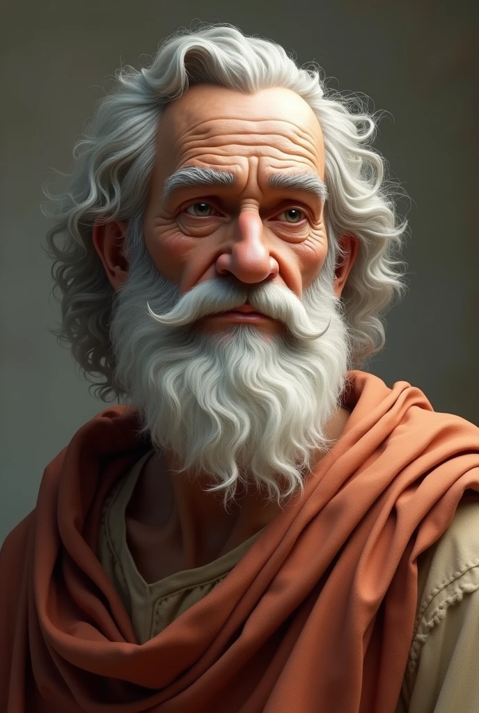 Create a slightly animated image of Socrates