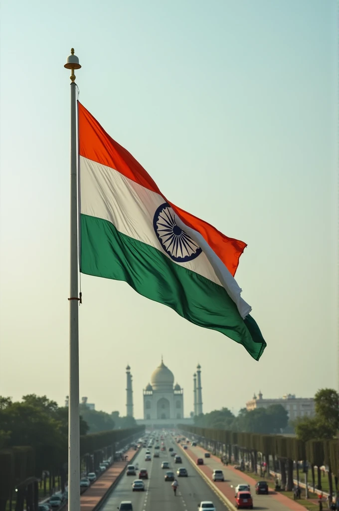 Parava flying with indian flag
