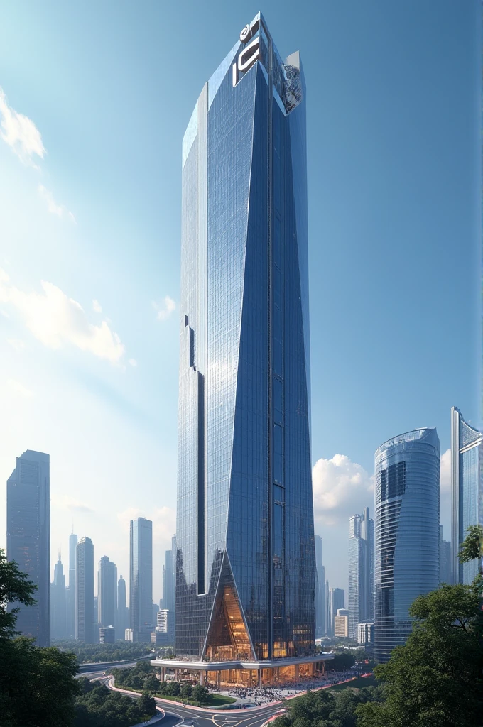 Generate a skyscraper belonging to GIE Corporate Group.